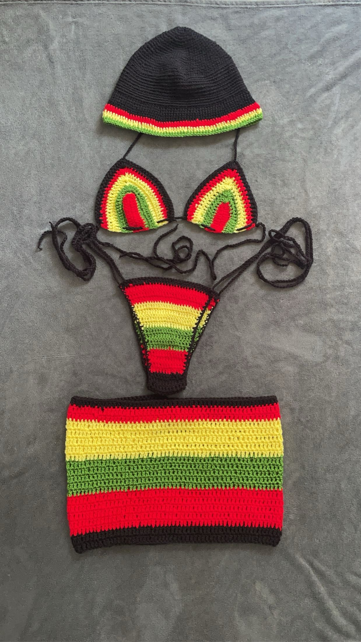 Ensemble “Rasta Vibes” – Harpe Crochet_AFRIKA