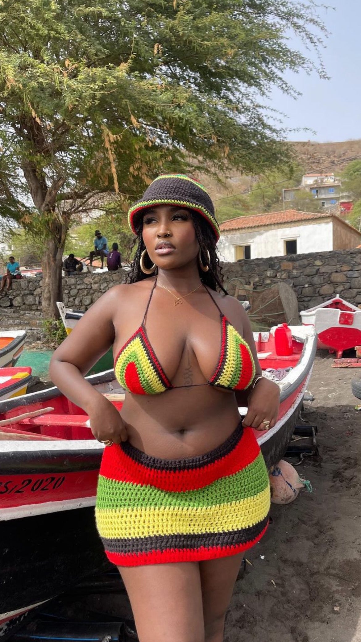 Ensemble “Rasta Vibes” – Harpe Crochet_AFRIKA