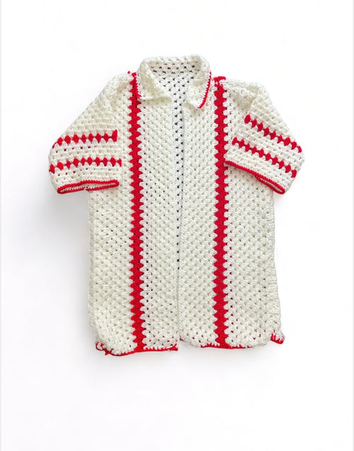 Chemise “Crème Fraise” – Harpe Crochet