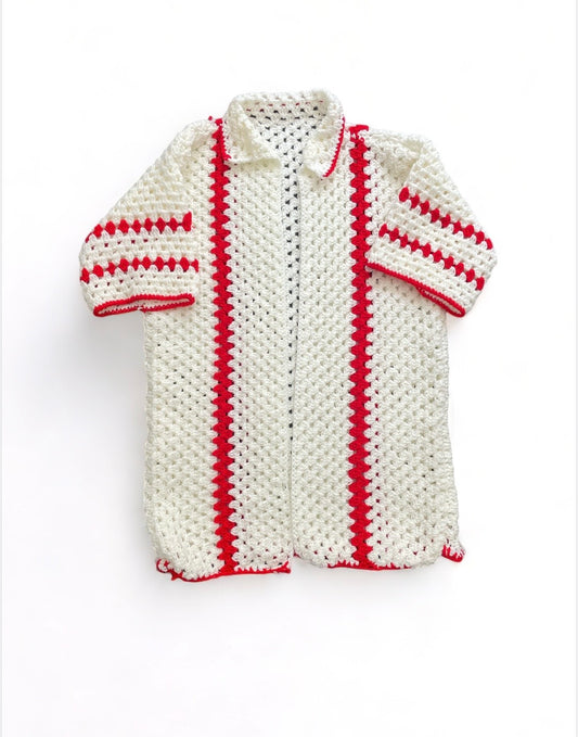 Chemise “Crème Fraise” – Harpe Crochet